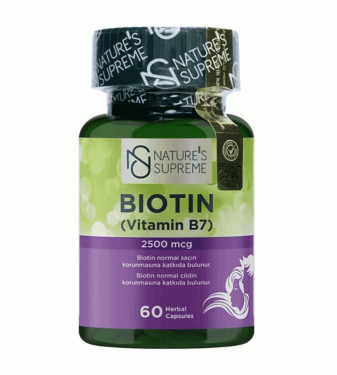 Nature's Supreme Biotin 2500 Mcg 60 tablets