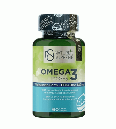 Nature's Supreme Omega 3 1000 Mg 60 tablets