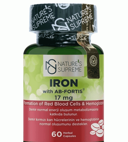 Nature's Supreme Iron 17 mg 120 Capsules