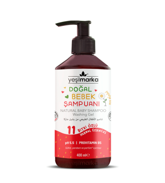 Natural Baby Shampoo - Strawberry - YeşilMarka