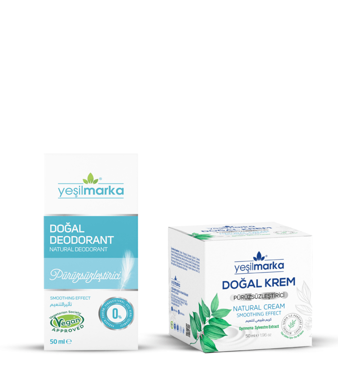 Smoothing set from YeşilMarka (cream - deodorant)