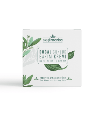 Natural daily care cream for mixed and oily skin from YeşilMarka