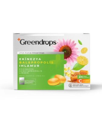 Greendrops Echinacea & honey & linden 24 Herbal Drops