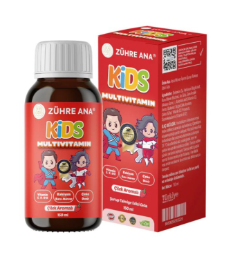 Strawberry multivitamin syrup for children - Zuhre Ana