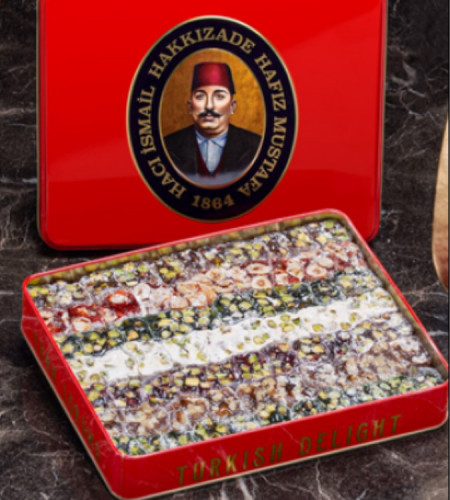 Mixed Turkish Delight -Small Box 1kg - by Hafez Mustafa