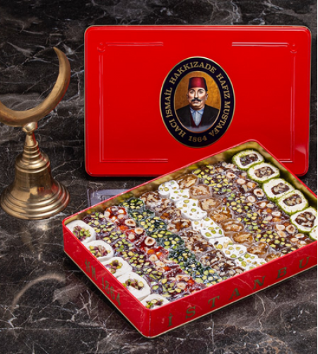 Mixed Turkish Delight -  Large Box 1.7kg - by Hafez Mustafa