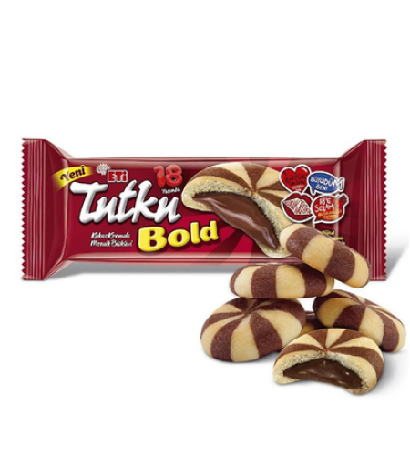 Eti Tutku Bold Cocoa Cream Biscuits 138 gx 12 Pieces