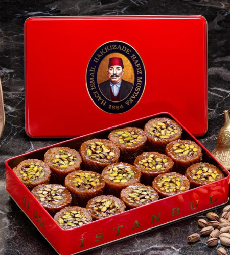 Aleppo Sweets with Pistachio - M Box 1.5kg - Hafiz Mustafa