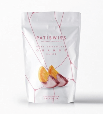Orange Slices with Ruby ​​Chocolate from Patiswiss - 80gr
