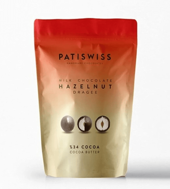 Hazelnut Dragees with Chocolate from Patiswiss - 80gr