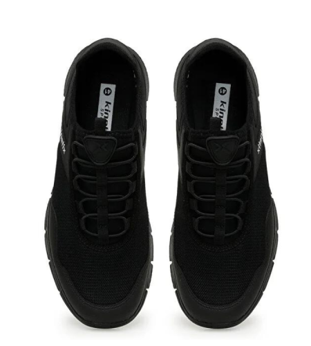 Black comfortable men's sports shoes - Kinetix
