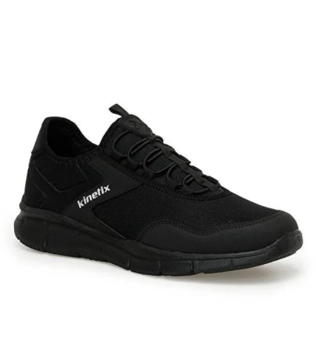 Black comfortable men's sports shoes - Kinetix