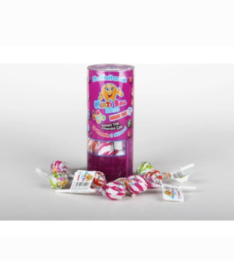 Lollipops Multiball Zero - Sugar Free - 12 Vitamins 3 Minerals