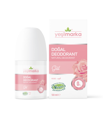 Natural deodorant with rose scent from YeşilMarka