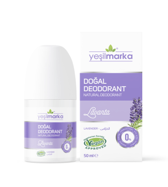 Natural deodorant with lavender scent from YeşilMarka